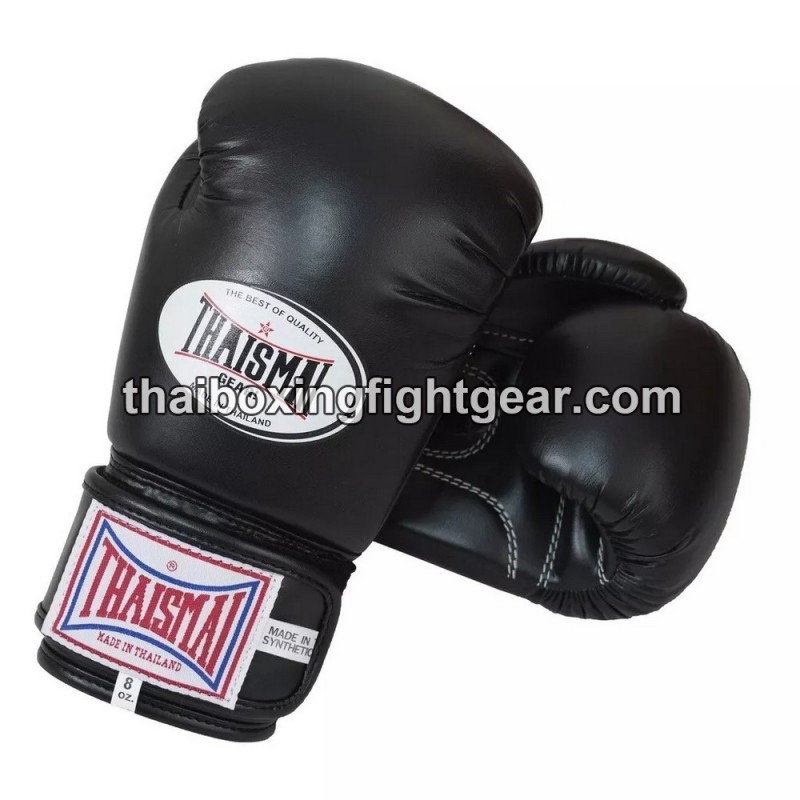 Muay Thai Boxing  Kids Gloves Thaismai BG124 Synthetic Black