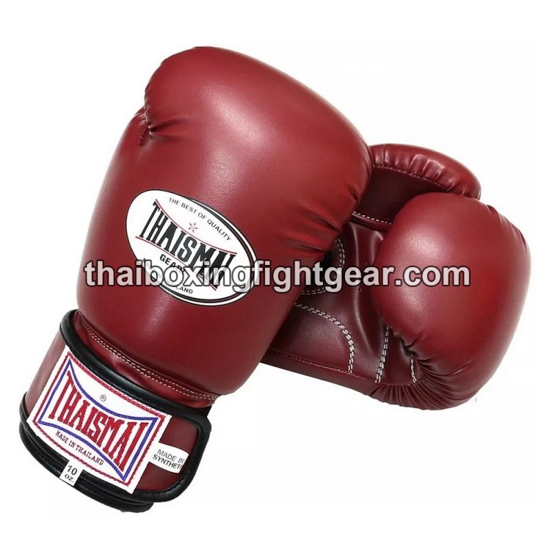 Muay Thai Boxing  Kids Gloves Thaismai BG124 Synthetic Marron