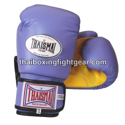 Muay Thai Boxing  Kids Gloves Thaismai BG124 Synthetic Purple Yellow