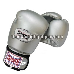Muay Thai Boxing  Kids Gloves Thaismai BG124 Synthetic Silver