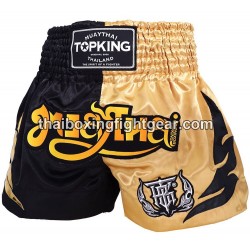 Top King Muay Thai Boxing Shorts TKTBS-250 Black Gold