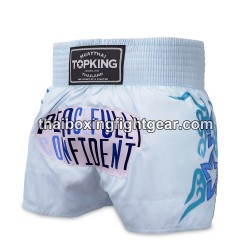 Top King Muay Thai Boxing Shorts TKTBS-256 Light Blue