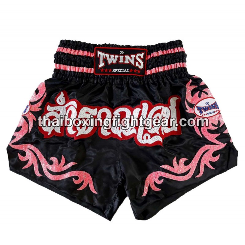 Twins Muay Thai Boxing Shorts black pink | Shorts