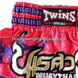 Twins muay thai boxing shorts pink/purple | Shorts