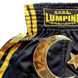 Lumpinee Muay Thai Shorts black | Muay Thai Shorts