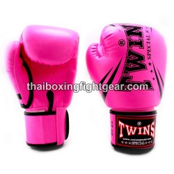 Twins Special Fancy FBGVS3-TW6 Boxing Gloves "Beginner Edition" Pink