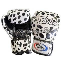 Fairtex Thaiboxing Gloves BGV1 Dalmatian White | Gloves
