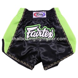 Fairtex Thaiboxing shorts BS 302 Black Green | Shorts