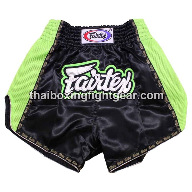 Fairtex Thaiboxing shorts BS 302 Black Green | Shorts