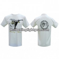 Human Fight T-shirt "HIGH KICK" White | T-shirts
