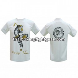 Human Fight T-shirt "SPINNING SIDE-KICK" White | T-shirts