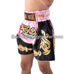 Thai Boxing  Muay Thai Kids Shorts Pink Black | Kids