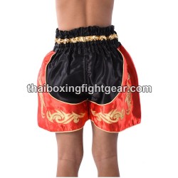 Thai Boxing  Muay Thai Kids Shorts Black Red | Kids