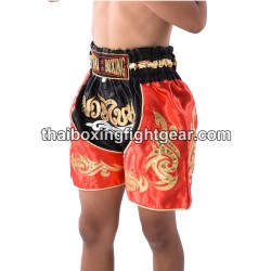 Thai Boxing  Muay Thai Kids Shorts Black Red | Kids