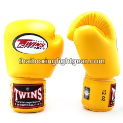 Muay Thai Boxing Gloves for Kids Twins BGVS3 Synthetic Yellow | Ladies/Kids