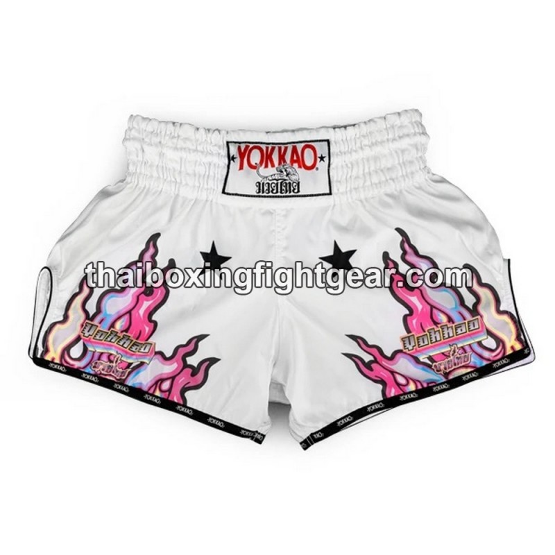 Yokkao Carbon Fit Muay Thai Gear Boxing Shorts Bangkok Flame | Yokkao