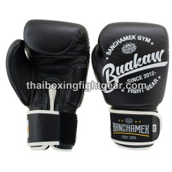 Buakaw Banchamek Muay Thai Boxing Gloves W1 Black