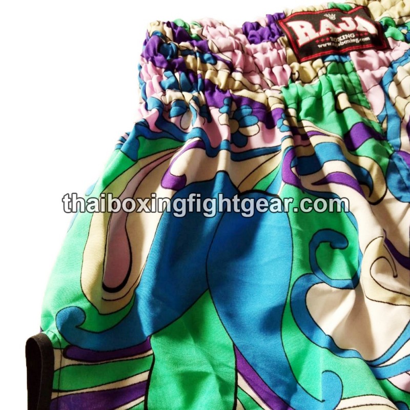 Plumeria Frangipani Tropical Print Pattern Muay Thai Boxing Shorts main image 1