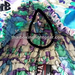 Raja Boxing Muay Thai Boxing Shorts Flower Blue | Muay Thai Shorts