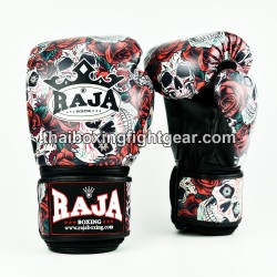 Raja Boxing Muay Thai Boxing Gloves Rose Skull | Gloves