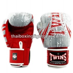 Twins FBGVL3-TW5 Gloves Muay Thaiboxing Gloves Red White | Gloves