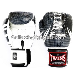 Twins FBGVL3-TW5 Gloves Muay Thaiboxing Gloves White Black | Gloves