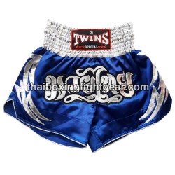Twins Muay Thai Boxing Shorts Blue Silver | Shorts