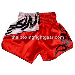 Twins Muay Thai Boxing Shorts Red White | Shorts