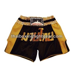 Lumpinee Muay Thai Shorts "Retro Gold" | Muay Thai Shorts