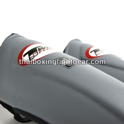 Twins SGL10 Gray Double Padded Leather Shin Pads/Guards | Protections