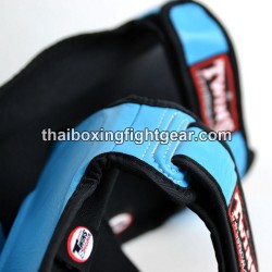 Twins SGL10 Light Blue Double Padded Leather Shin Pads/Guards | Protections