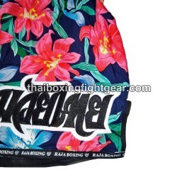 Raja Boxing Muay Thai Boxing Shorts Flower Purple | Muay Thai Shorts