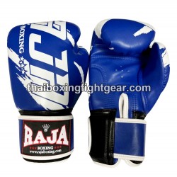 Raja Boxing Muay Thai Boxing Gloves Tattoo Blue | Gloves