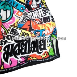 Raja Boxing Muay Thai Boxing Shorts "Warn" | Muay Thai Shorts