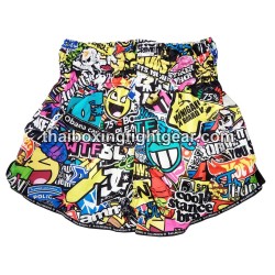 Raja Boxing Muay Thai Boxing Shorts "Warn" | Muay Thai Shorts