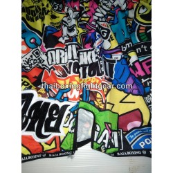 Raja Boxing Muay Thai Boxing Shorts "Warn" | Muay Thai Shorts