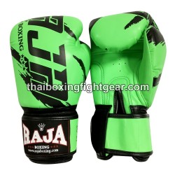 Raja Boxing Muay Thai Boxing Gloves Tattoo Green | Gloves