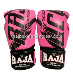 Raja Boxing Muay Thai Boxing Gloves Tattoo Pink | Gloves
