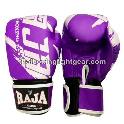 Raja Boxing Muay Thai Boxing Gloves Tattoo Purple | Gloves