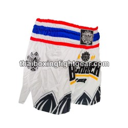 Buakaw Banchamek Muay Thai Boxing Shorts BFG7-2 WHITE SUBLIMATION | Shorts