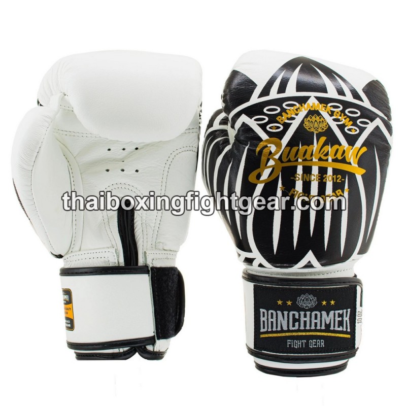 Buakaw Banchamek Muay Thai Boxing Gloves BGL-UL1 White | Muay Thai Gloves