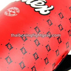 Fairtex SP5 Muay Thai/MMA Competition Shinguards Leather Red | Fairtex