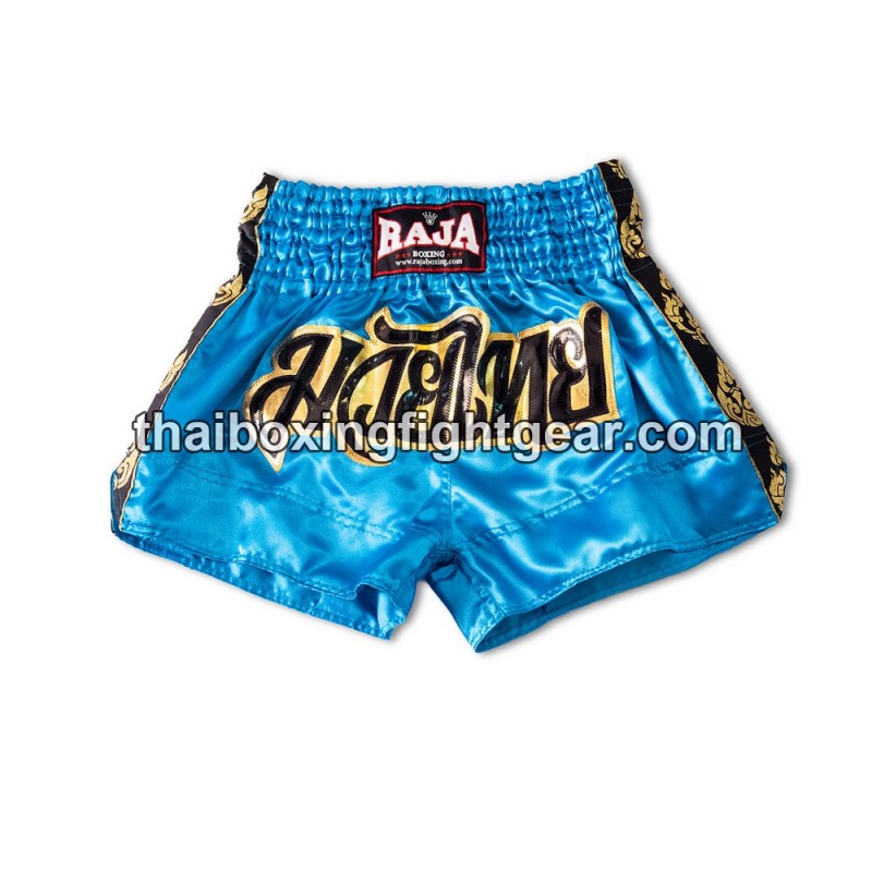 Raja Boxing Muay Thai Boxing Shorts Classic Light Blue | Muay Thai Shorts