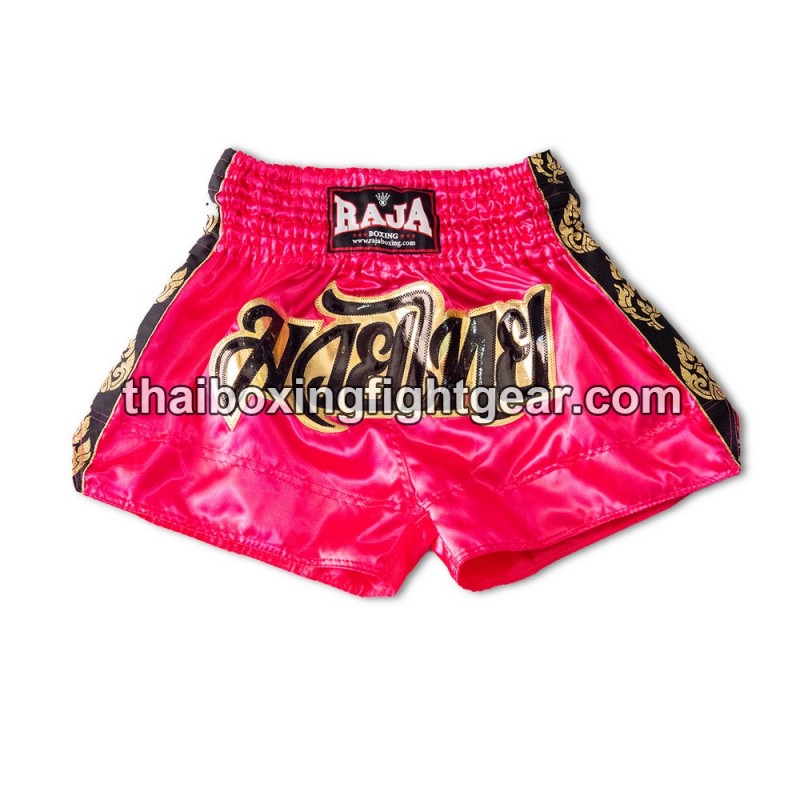 Raja Boxing Muay Thai Boxing Shorts Classic Pink | Muay Thai Shorts