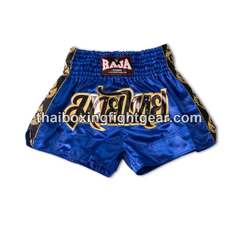 Raja Boxing Muay Thai Boxing Shorts Classic Blue | Muay Thai Shorts