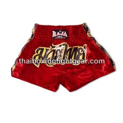 Raja Boxing Muay Thai Boxing Shorts Classic Red | Muay Thai Shorts