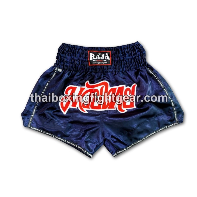 Raja Boxing Muay Thai Boxing Shorts Classic Dark Blue | Muay Thai Shorts