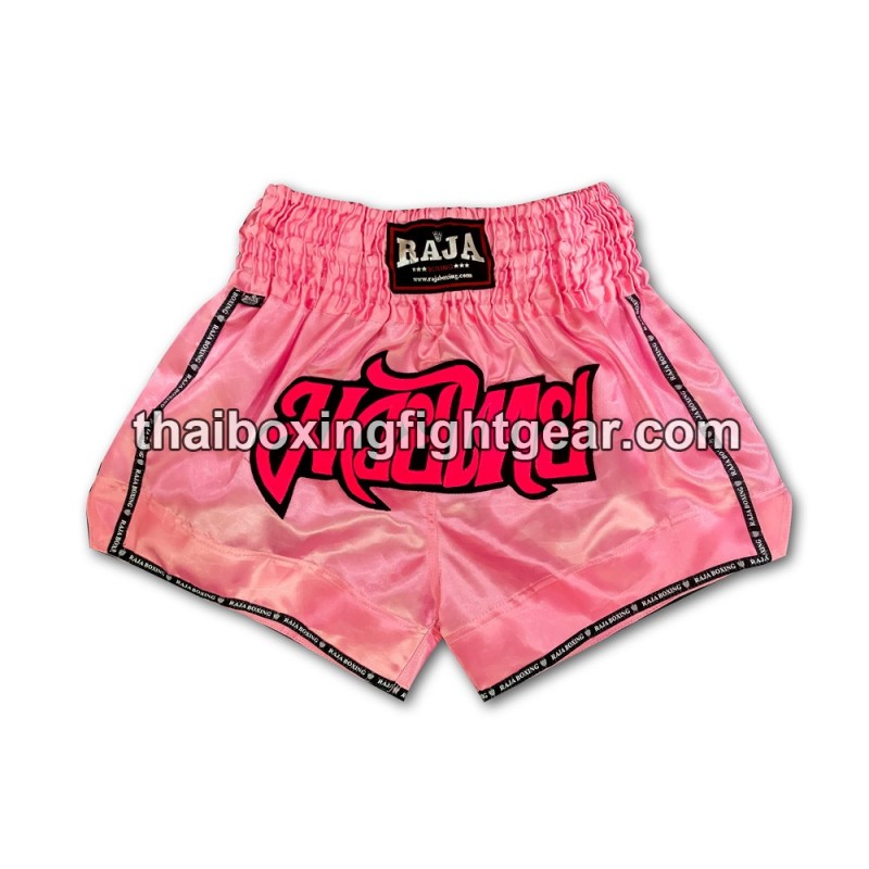 Raja Boxing Muay Thai Boxing Shorts Classic Light Pink | Muay Thai Shorts