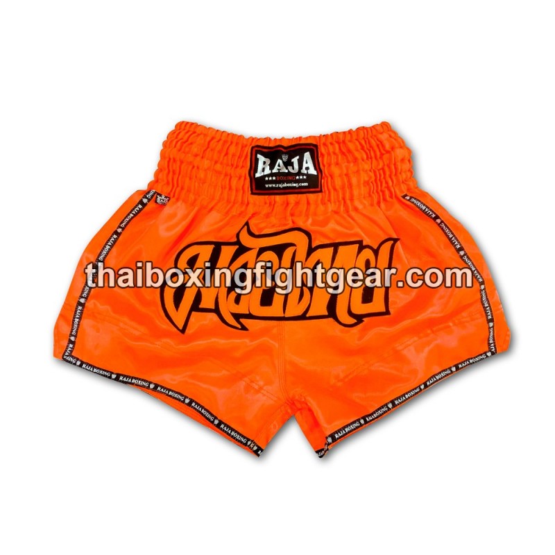 Raja Boxing Muay Thai Boxing Shorts Classic Orange | Muay Thai Shorts