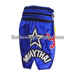 Thaismai Muay Thai Boxing Shorts "Red Bull" Blue | Shorts